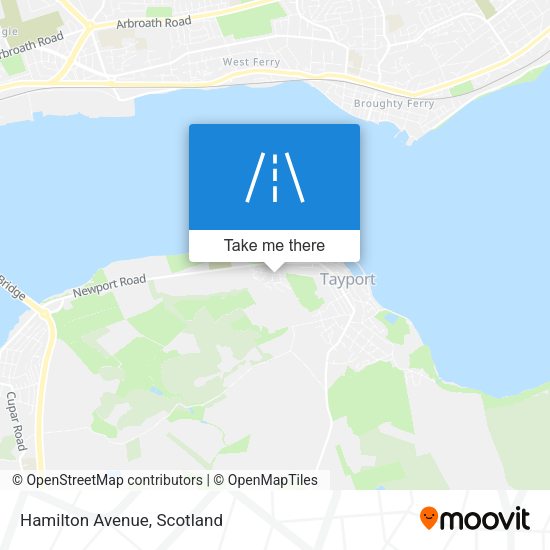 Hamilton Avenue map