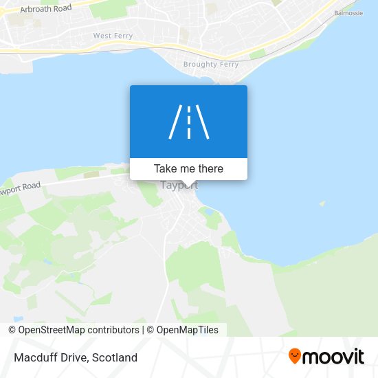 Macduff Drive map