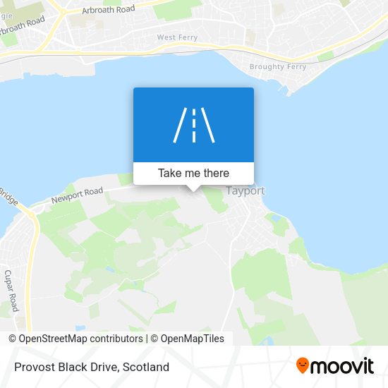 Provost Black Drive map
