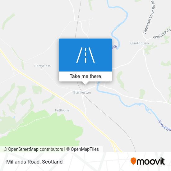 Millands Road map