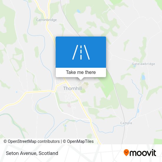 Seton Avenue map