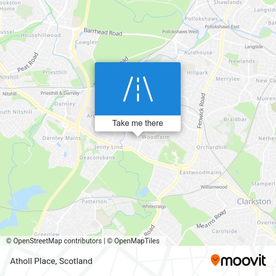 Atholl Place map