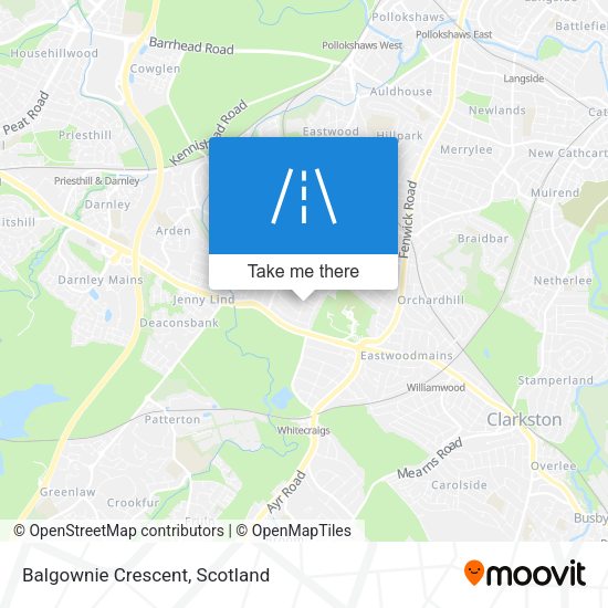 Balgownie Crescent map