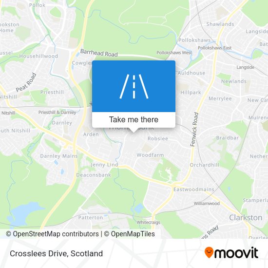 Crosslees Drive map