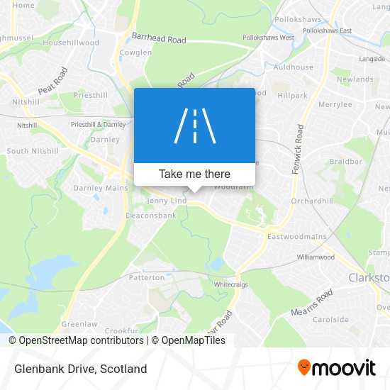 Glenbank Drive map