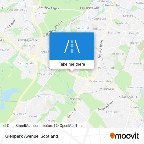 Glenpark Avenue map