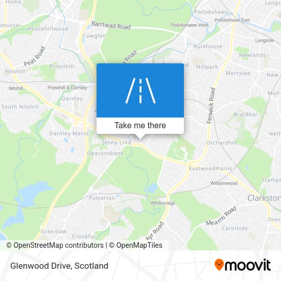 Glenwood Drive map
