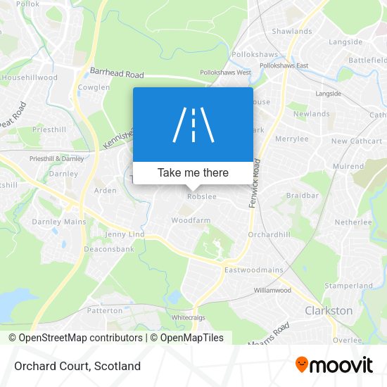 Orchard Court map
