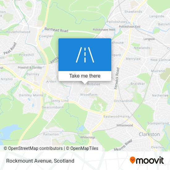 Rockmount Avenue map