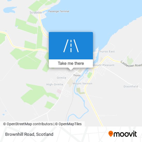 Brownhill Road map