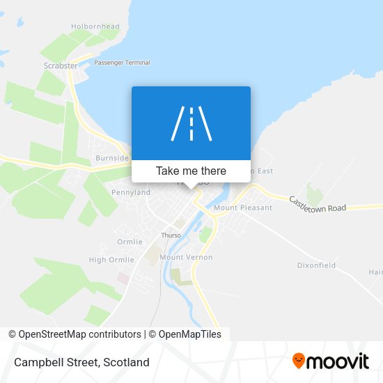 Campbell Street map