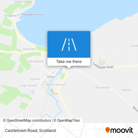 Castletown Road map