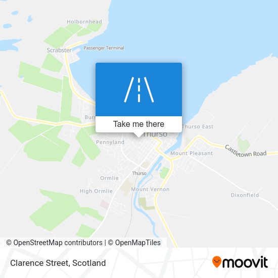 Clarence Street map