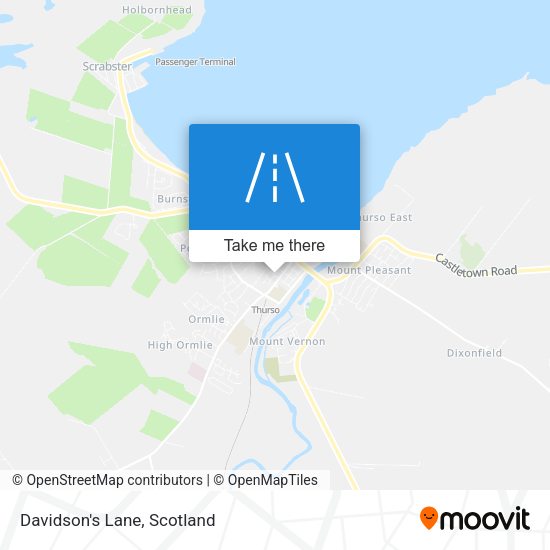 Davidson's Lane map