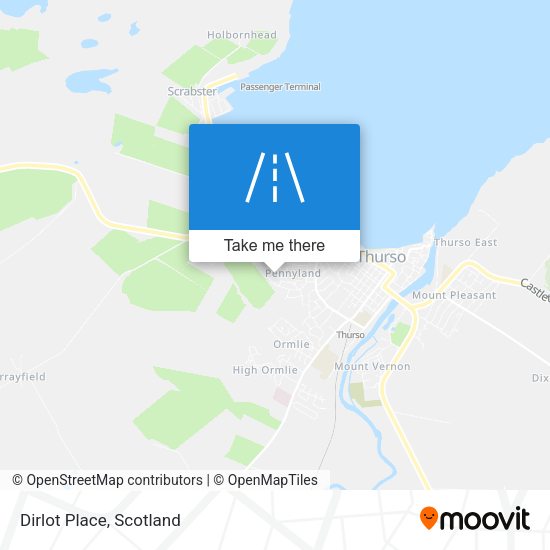 Dirlot Place map