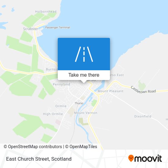East Church Street map