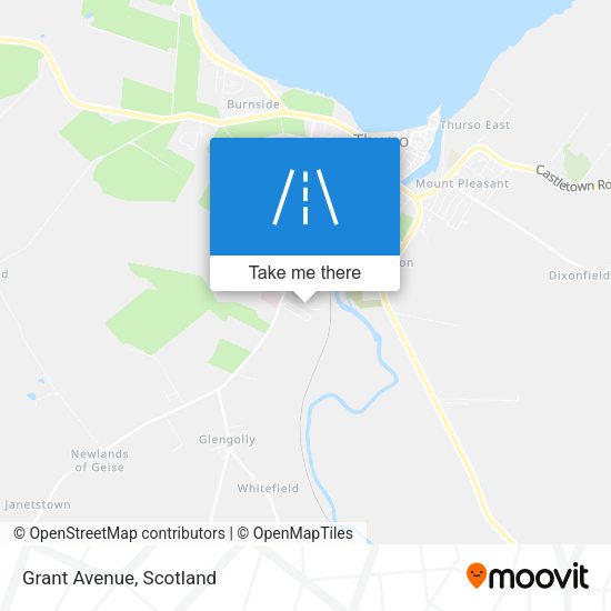 Grant Avenue map