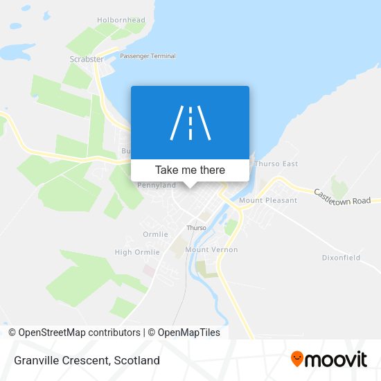 Granville Crescent map