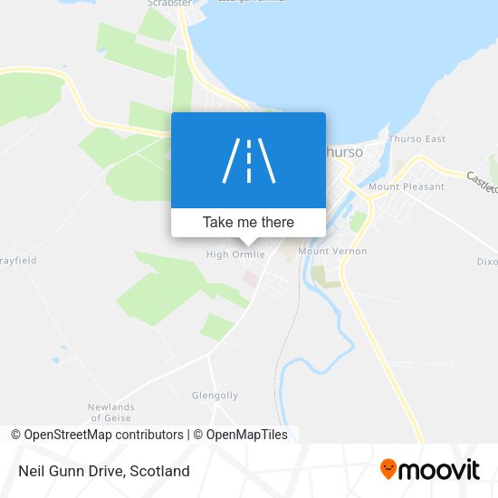 Neil Gunn Drive map