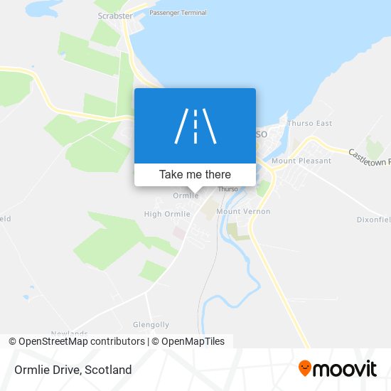 Ormlie Drive map