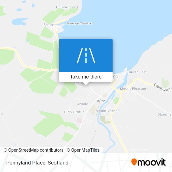 Pennyland Place map