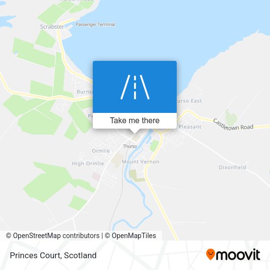 Princes Court map