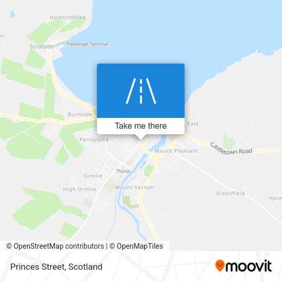 Princes Street map