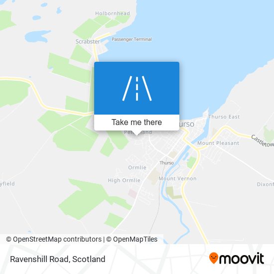 Ravenshill Road map