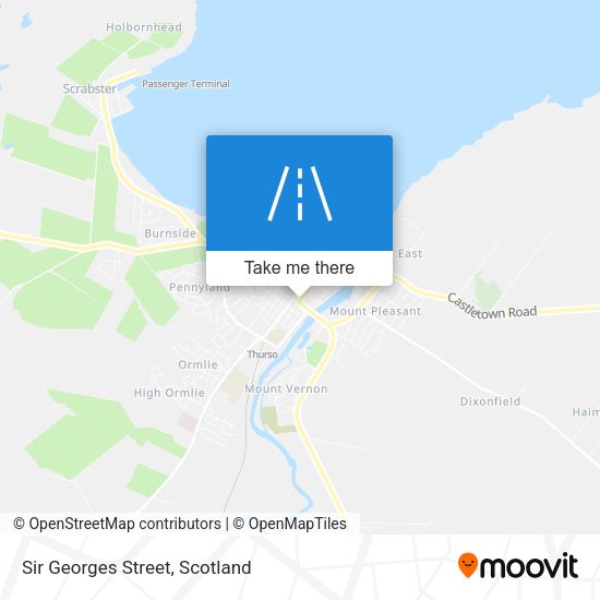 Sir Georges Street map