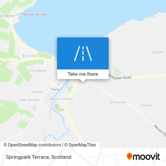 Springpark Terrace map