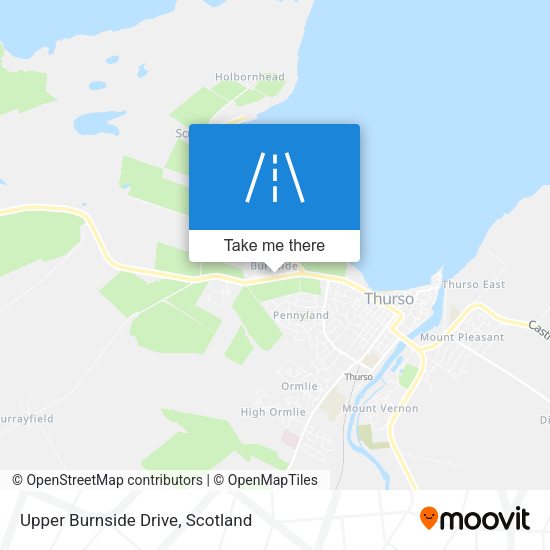 Upper Burnside Drive map