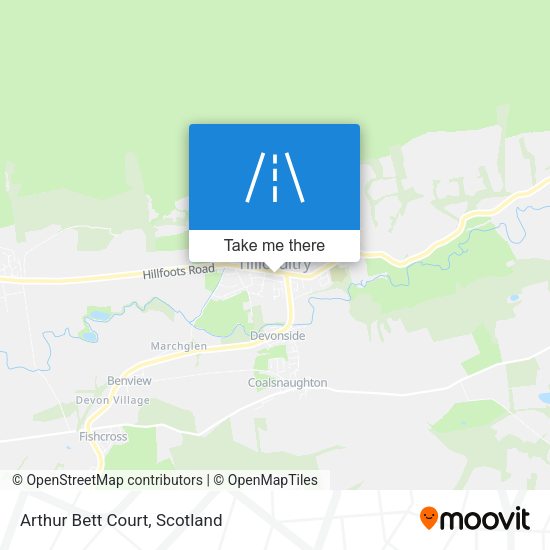 Arthur Bett Court map