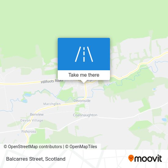 How to get to Balcarres Street, Tillicoultry by bus?