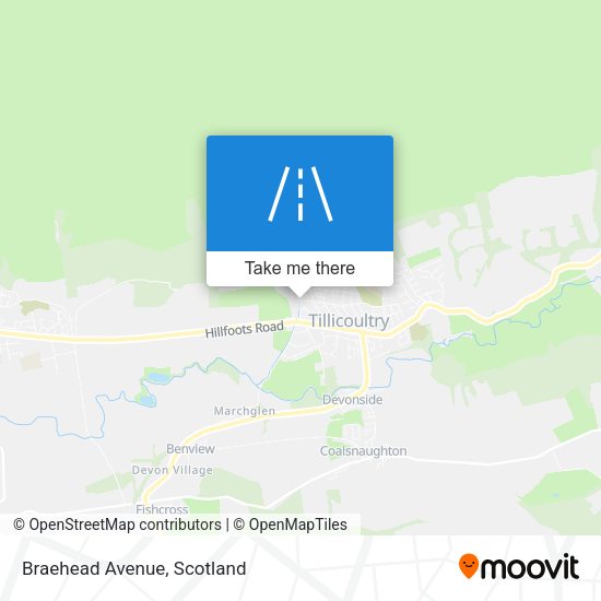 Braehead Avenue map