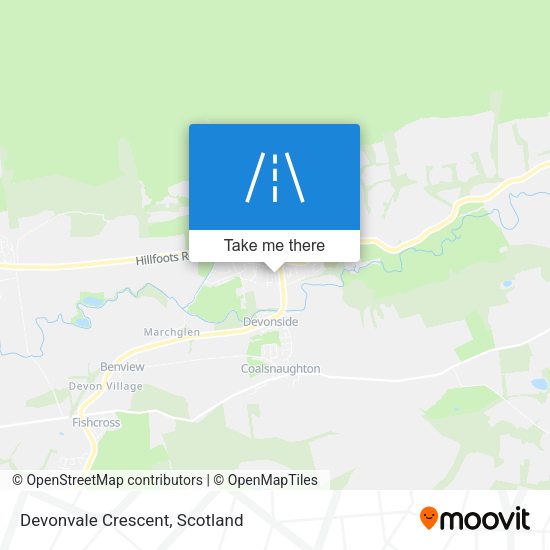 Devonvale Crescent map