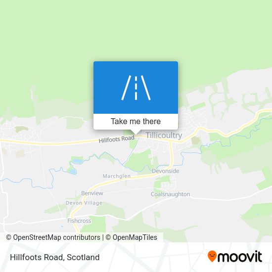 Hillfoots Road map