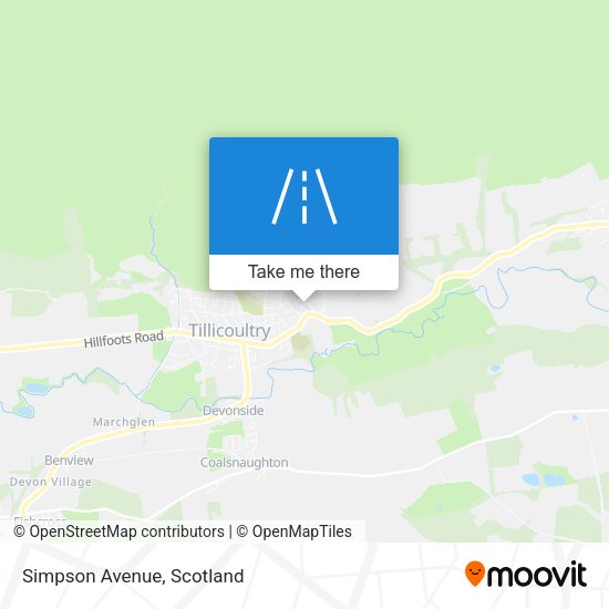 Simpson Avenue map
