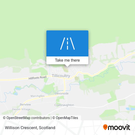 Willison Crescent map