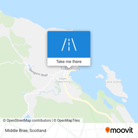 Middle Brae map