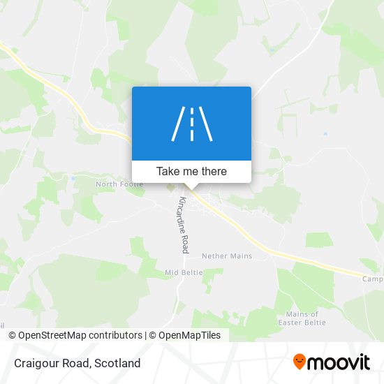 Craigour Road map