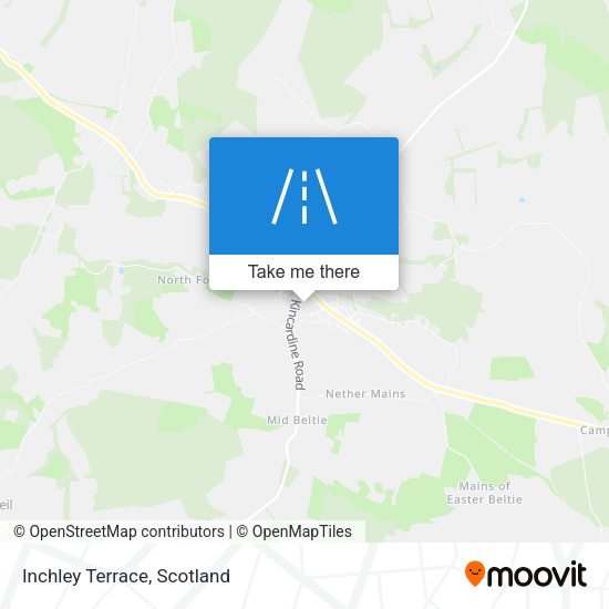 Inchley Terrace map