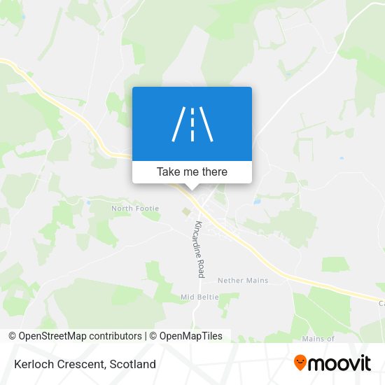 Kerloch Crescent map