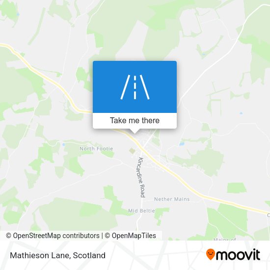 Mathieson Lane map