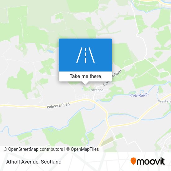 Atholl Avenue map
