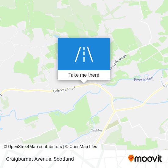 Craigbarnet Avenue map