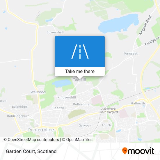 Garden Court map