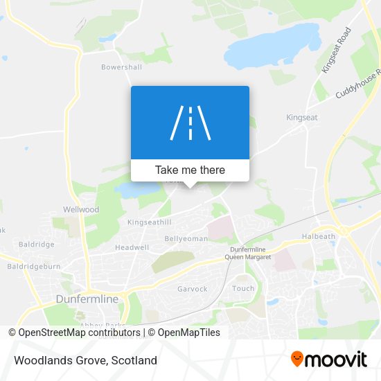 Woodlands Grove map