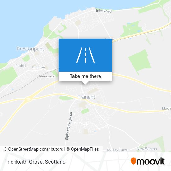 Inchkeith Grove map