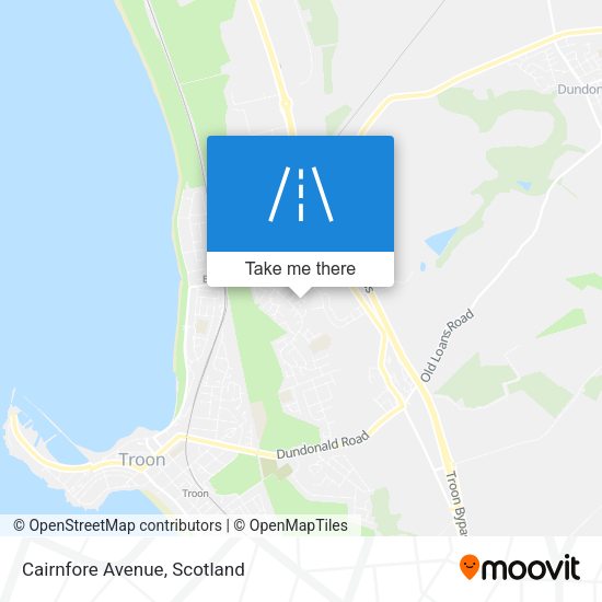 Cairnfore Avenue map