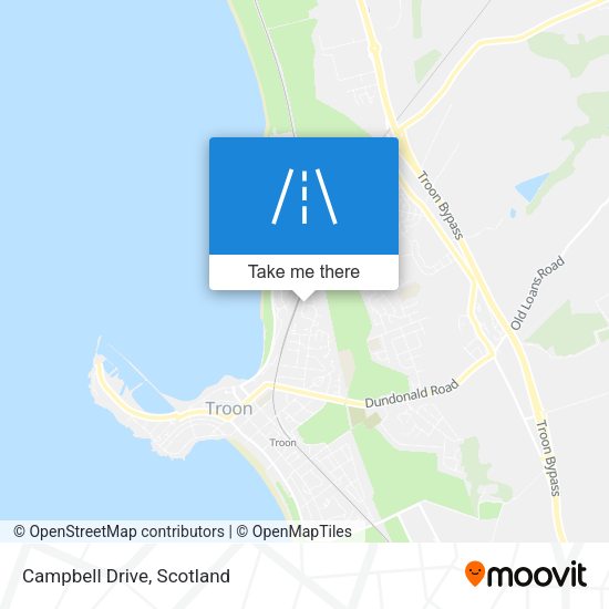 Campbell Drive map
